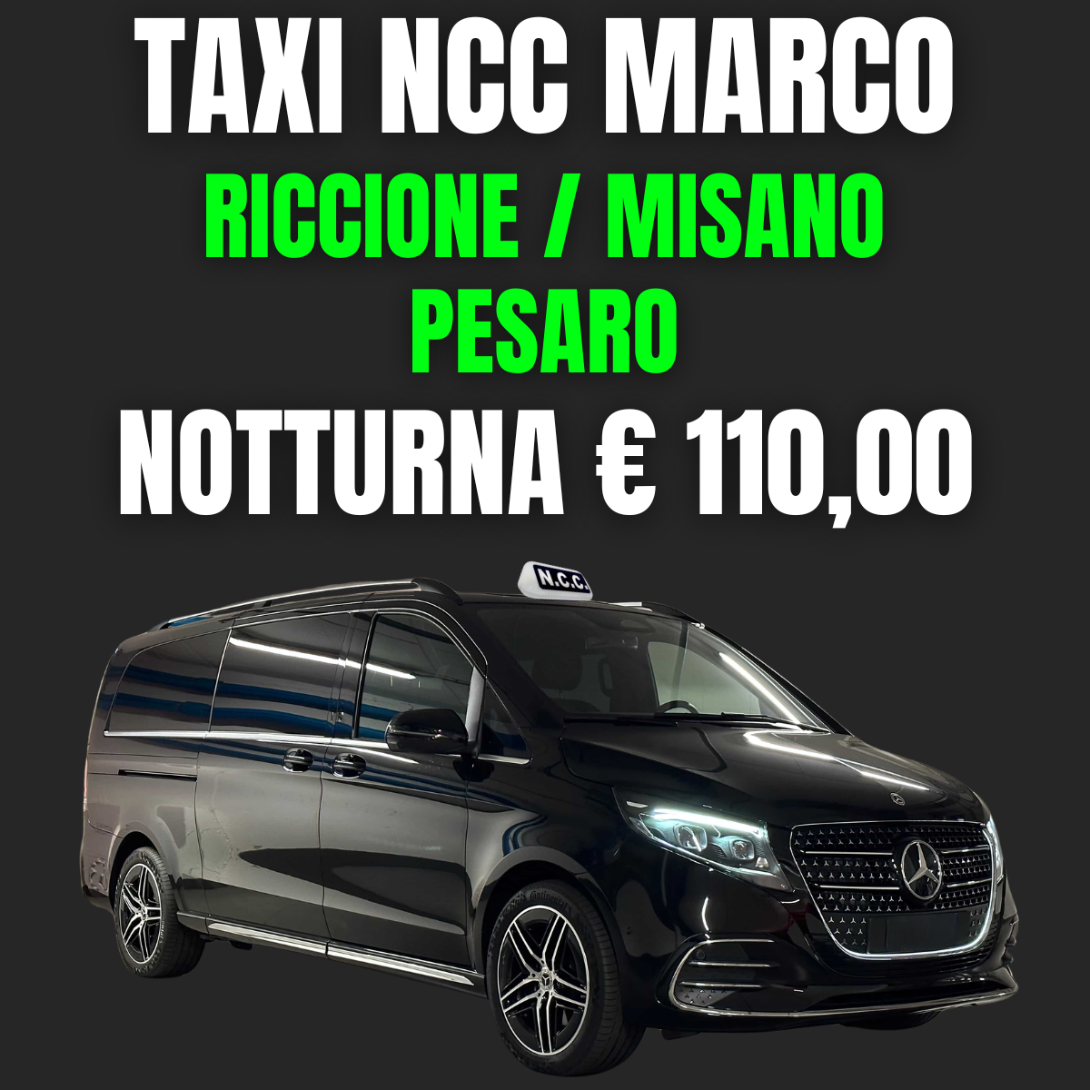RICCIONE/MISANO - PESARO (NOTTURNA)