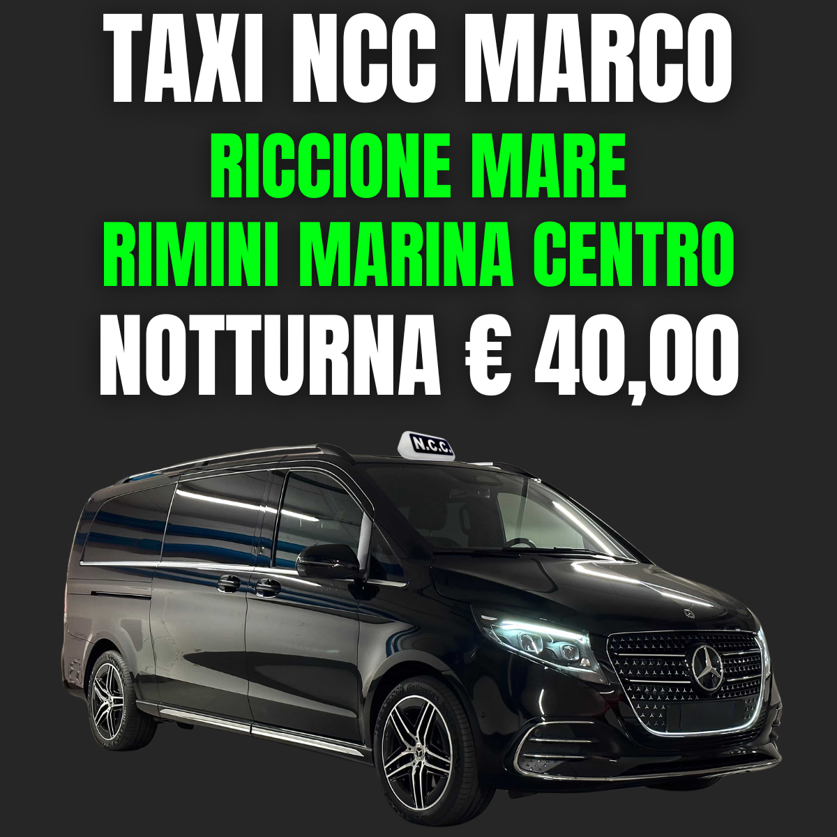 RICCIONE MARE - RIMINI MARINA CENTRO (NOTTURNA)