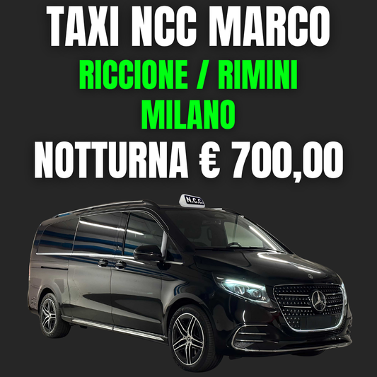 RICCIONE/RIMINI - MILANO (NOTTURNA)